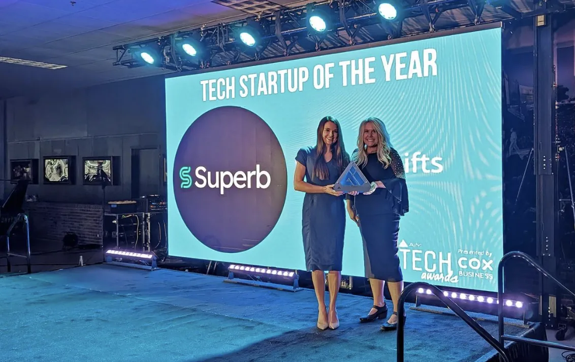 Superb Shifts Named AIM Tech Startup of the Year for 2023